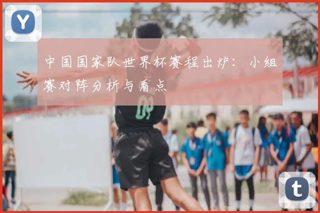 中国国家队世界杯赛程出炉：小组赛对阵分析与看点