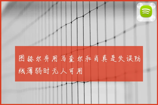 图赫尔弃用马奎尔和肖真是失误防线薄弱时无人可用
