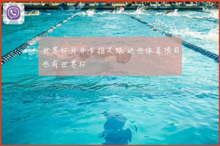 世界杯并非专指足球 这些体育项目也有世界杯