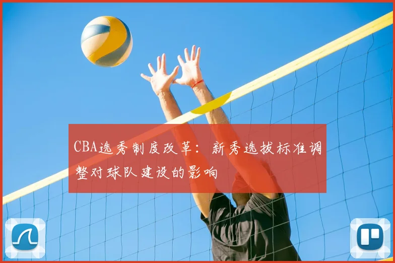 CBA选秀制度改革：新秀选拔标准调整对球队建设的影响